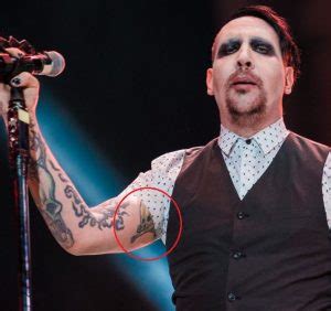 tattoo marilyn manson|Marilyn Mansons 27 Tattoos & Their Meanings